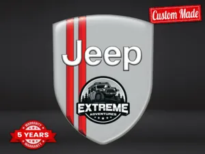 Jeep Autocollants Logo Imprimés Édition Premium Perso
